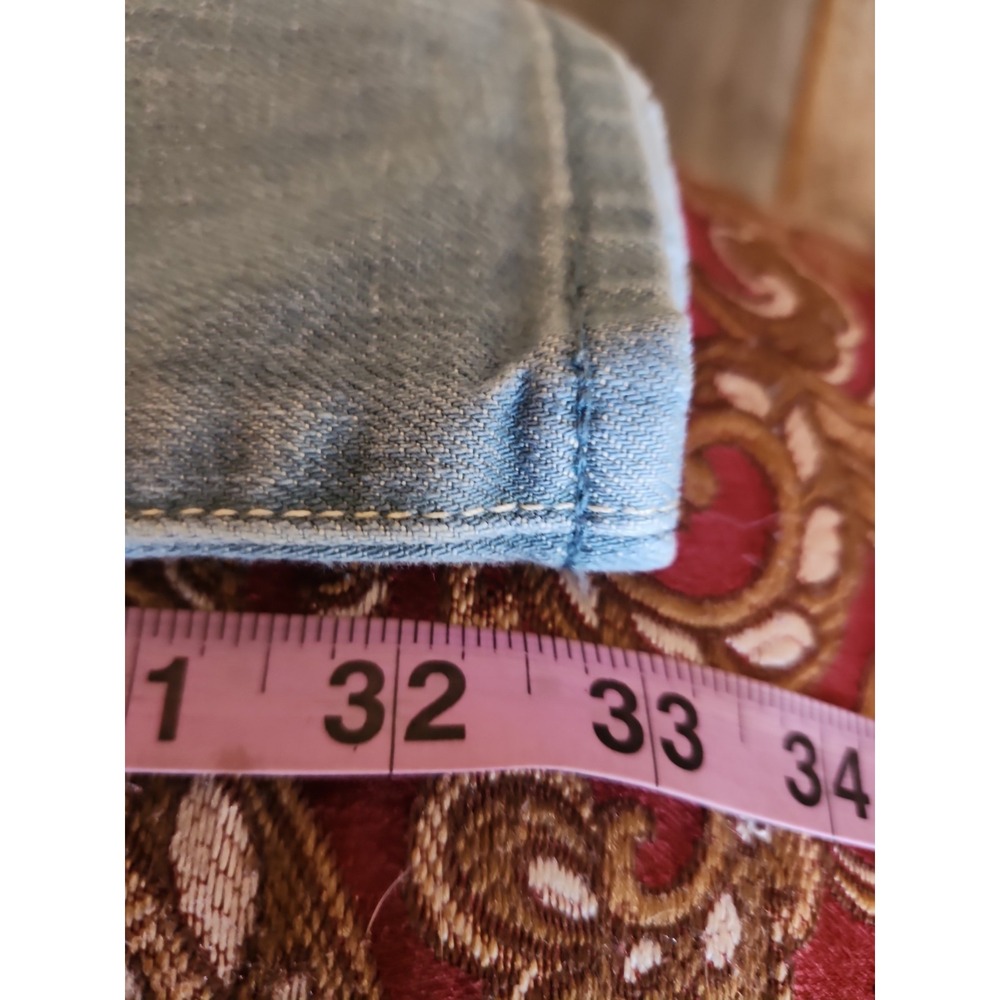 7 For All Mankind Women's Straight Leg Jeans Size 29, Light Wash - Picture 12 of 14
